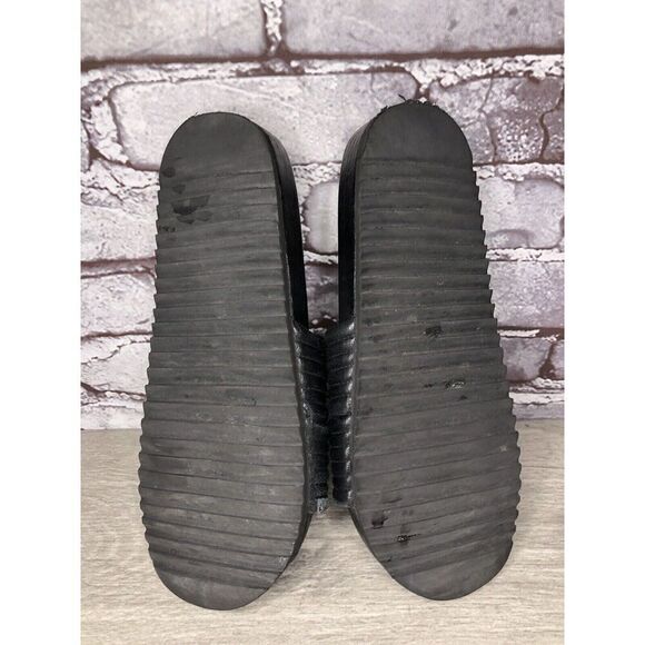 Antenora Black Leather Casual Strap Slides Italy Sandals Women Sz 7M US/38EU - Picture 8 of 16